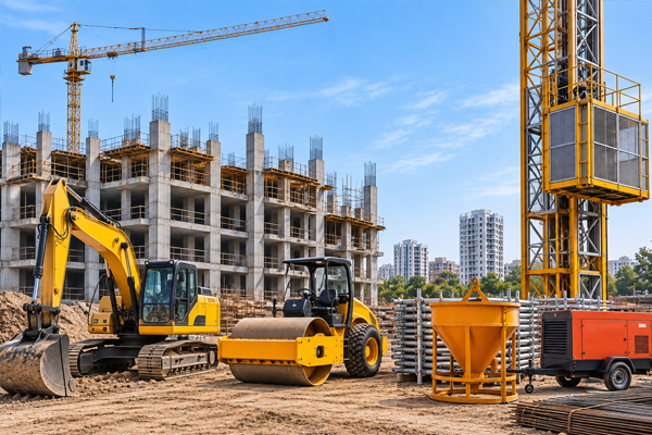 Construction equipment rental vs purchase for construction projects